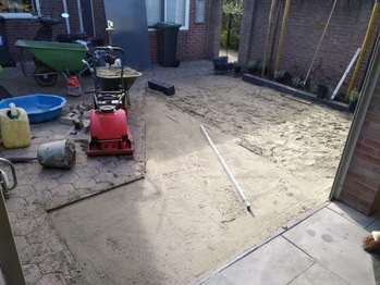 Kunstgras in achtertuin Beverwijk