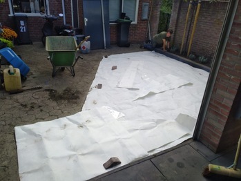 Kunstgras in achtertuin Beverwijk